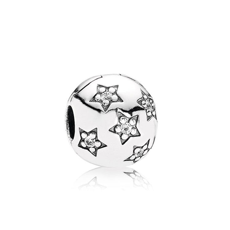 New Fashion Original Love Foot Fortune Bag Key Lock Bag Beads Fit Original Pandora Ladies Bracelet Jewelry Accessories Gift