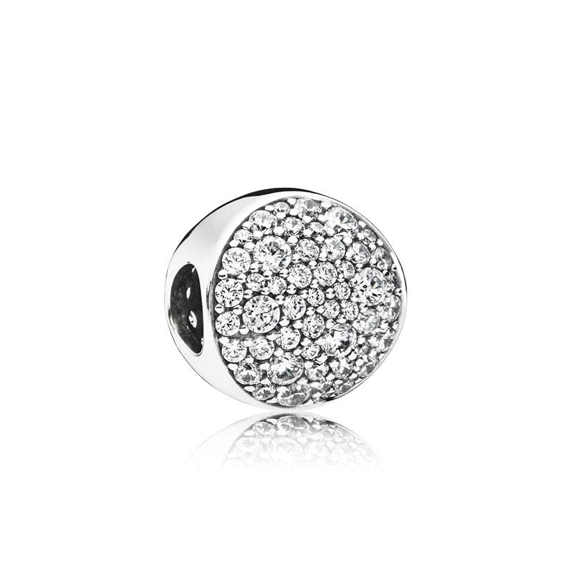 New Fashion Original Love Foot Fortune Bag Key Lock Bag Beads Fit Original Pandora Ladies Bracelet Jewelry Accessories Gift