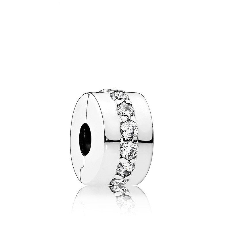 New Fashion Original Love Foot Fortune Bag Key Lock Bag Beads Fit Original Pandora Ladies Bracelet Jewelry Accessories Gift