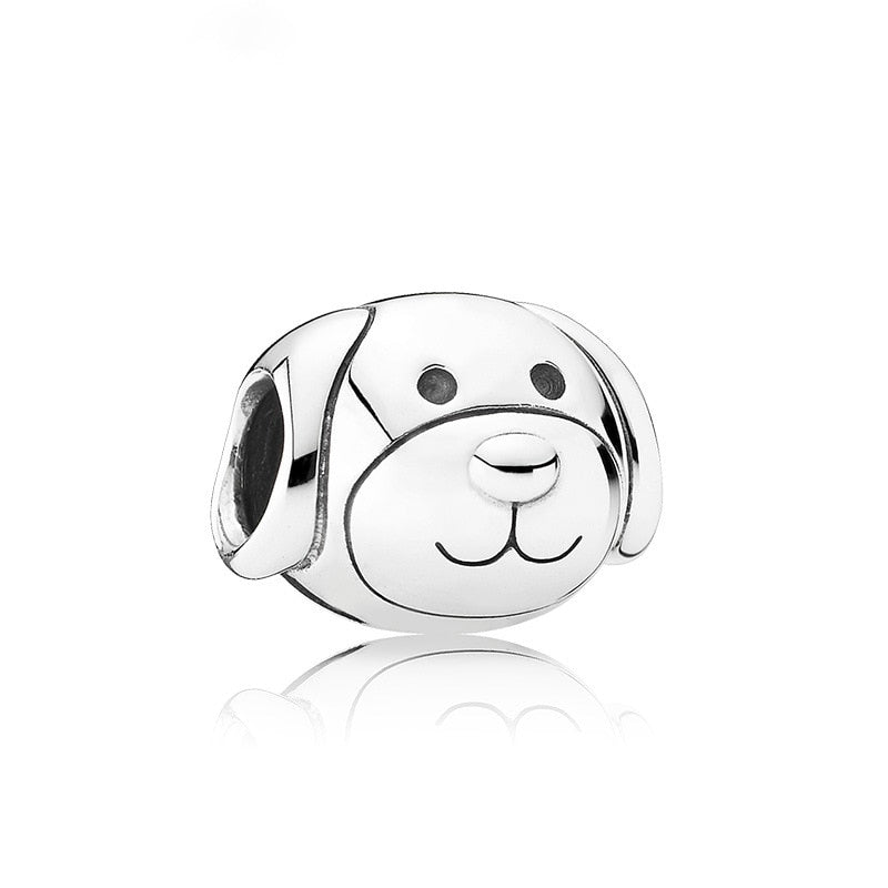New Fashion Original Love Foot Fortune Bag Key Lock Bag Beads Fit Original Pandora Ladies Bracelet Jewelry Accessories Gift