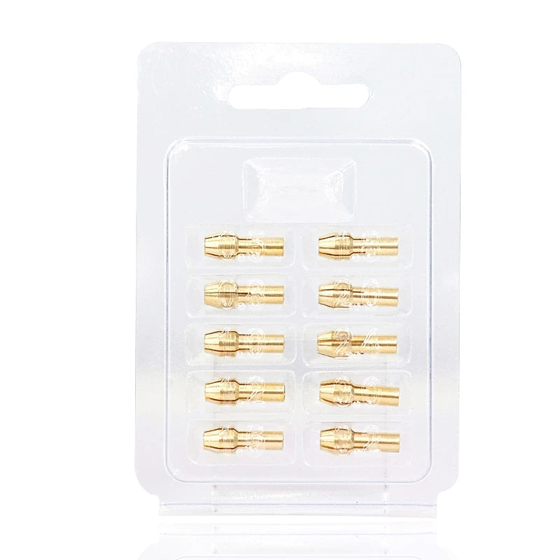 XCAN Mini Drill Collet Chuck 10pcs 0.5-3.2mm 4.3/4.8mm Shank Brass Chucks Adapter for Dremel Rotary Tool Power Tool Accessory
