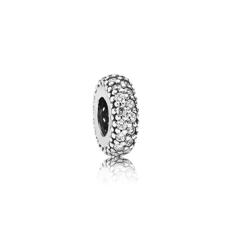 New Fashion Original Love Foot Fortune Bag Key Lock Bag Beads Fit Original Pandora Ladies Bracelet Jewelry Accessories Gift