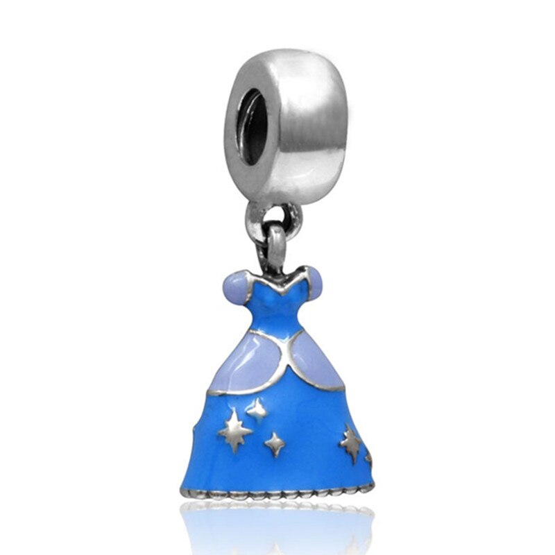 2022 New Blue Color Balloon Butterfly Stars Moon Sapphire Suitable For 3mm Charm Bracelet Spacer Beads