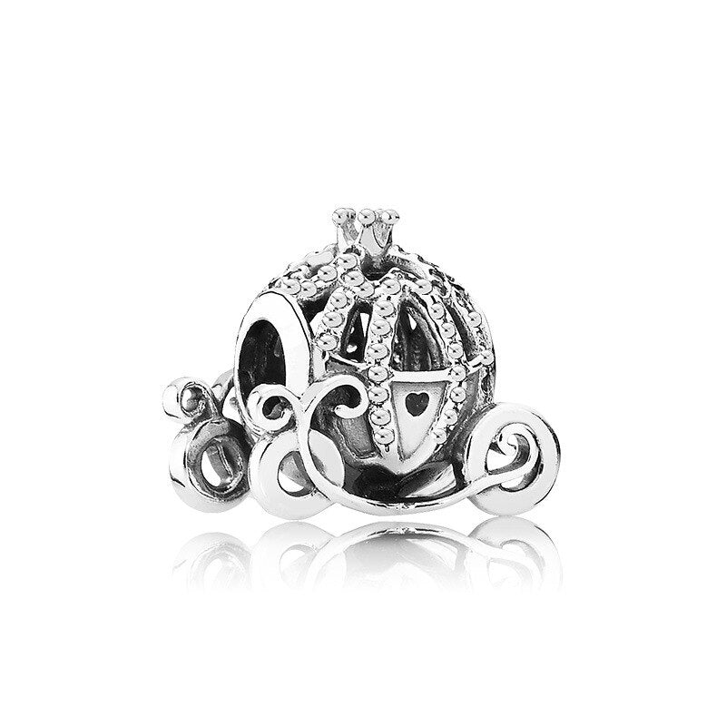 New Fashionable Charm Original Elephant Plane Love Pig Crown Suitable for Original Pandora Women's Bracelet Accessory Gift
