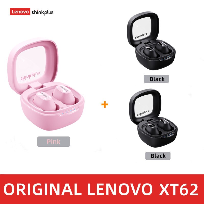 Original Lenovo XT62 Earphone Bluetooth 5.3 Wireless Earbuds Low Latency Headphones HiFi Sport Headset With Mic HD Call 2022 NEW