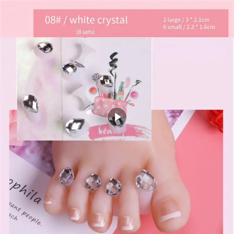 Toe Separator Nail Salon Pedicure Manicure Uv Foot Separators Soft Gel Polish Soft Gel Separator Nail Art Salon Supplies Gel