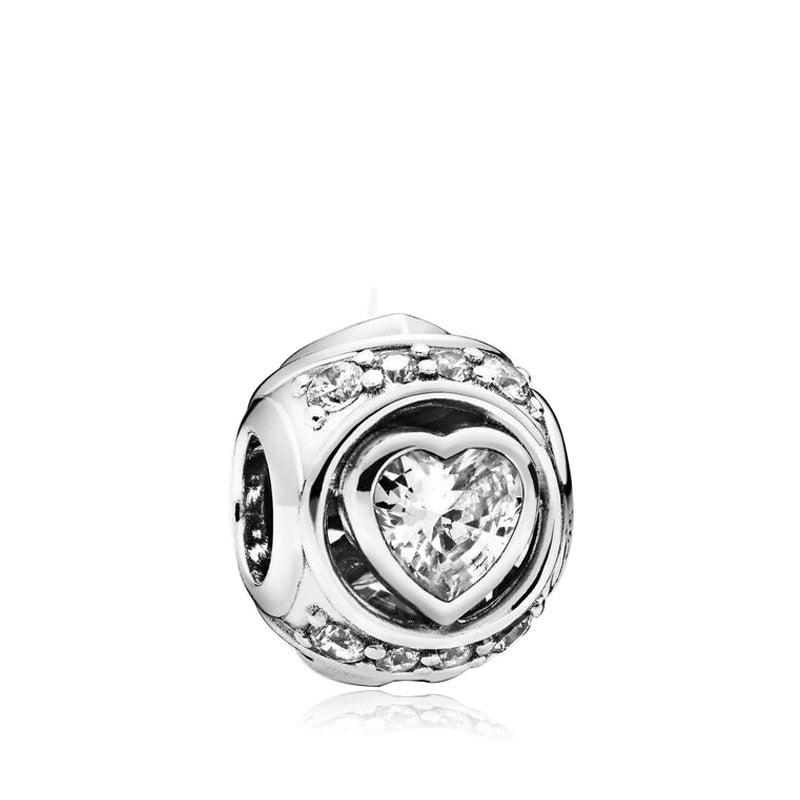 New Fashionable Charm Original Elephant Plane Love Pig Crown Suitable for Original Pandora Women's Bracelet Accessory Gift