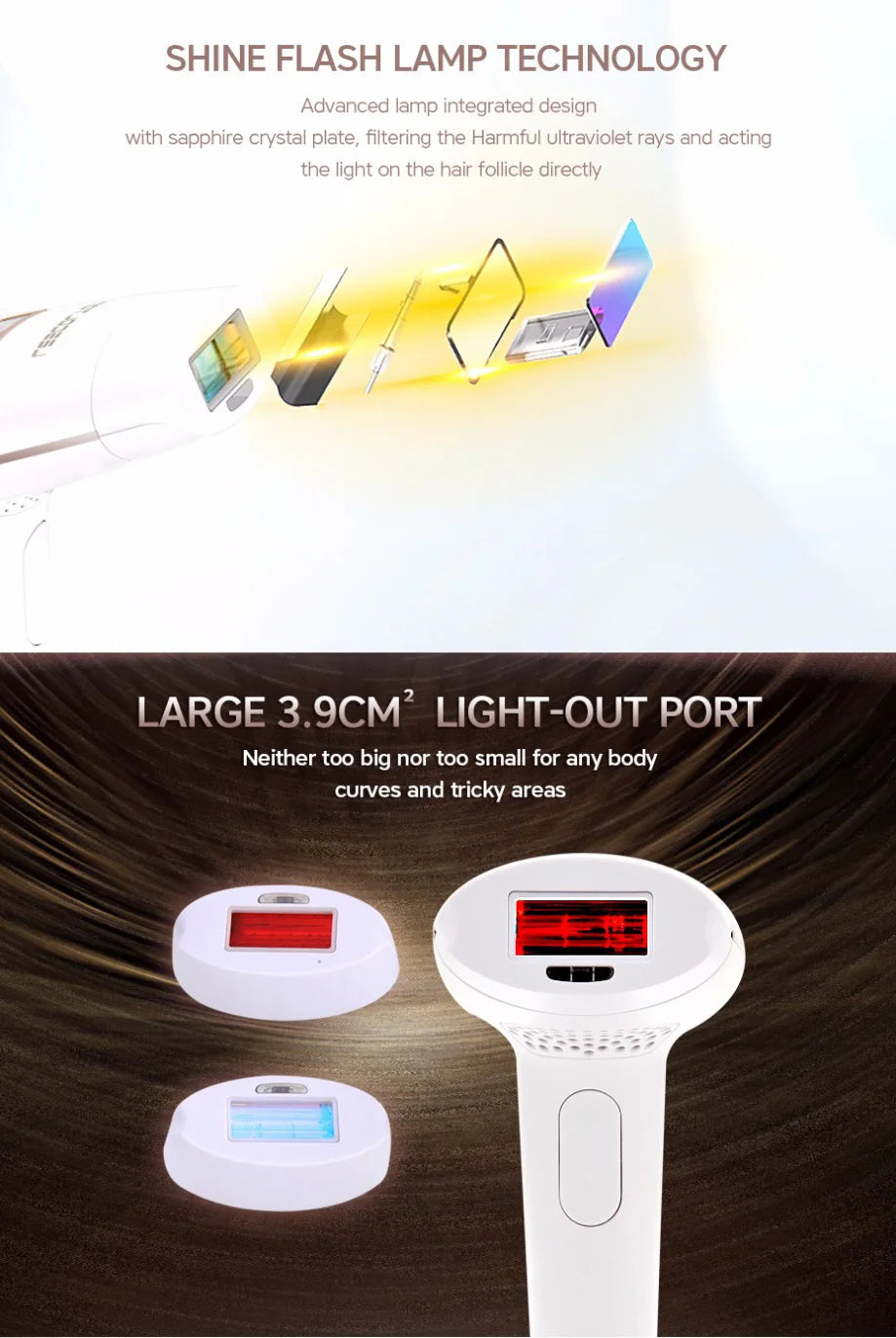 Lescolton IPL Laser Epilator 1300000 Pulses Hair Removal LCD Display Machine T009i Permanent Bikini Trimmer Electric depilador