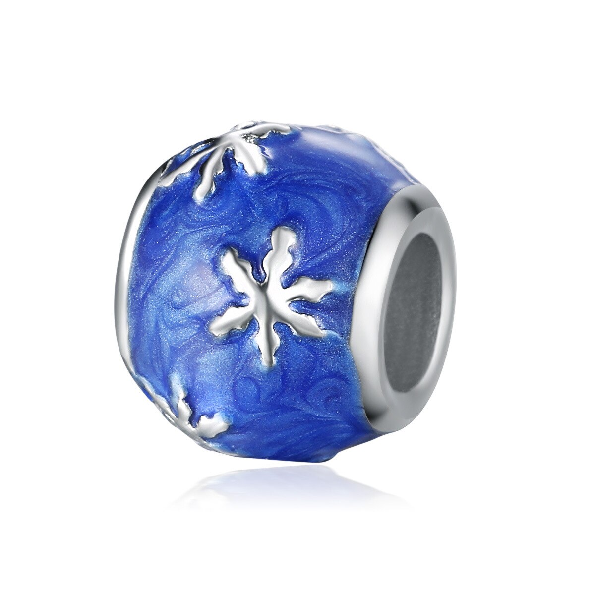 2022 New Blue Color Balloon Butterfly Stars Moon Sapphire Suitable For 3mm Charm Bracelet Spacer Beads