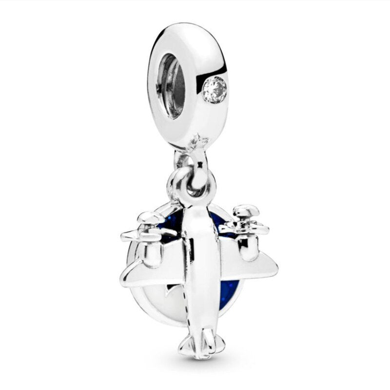 New Fashion Charm Original Mom and Dad Milk Earth Beads Fit Original Pandora Ladies Bracelet Jewelry Accessories Gift