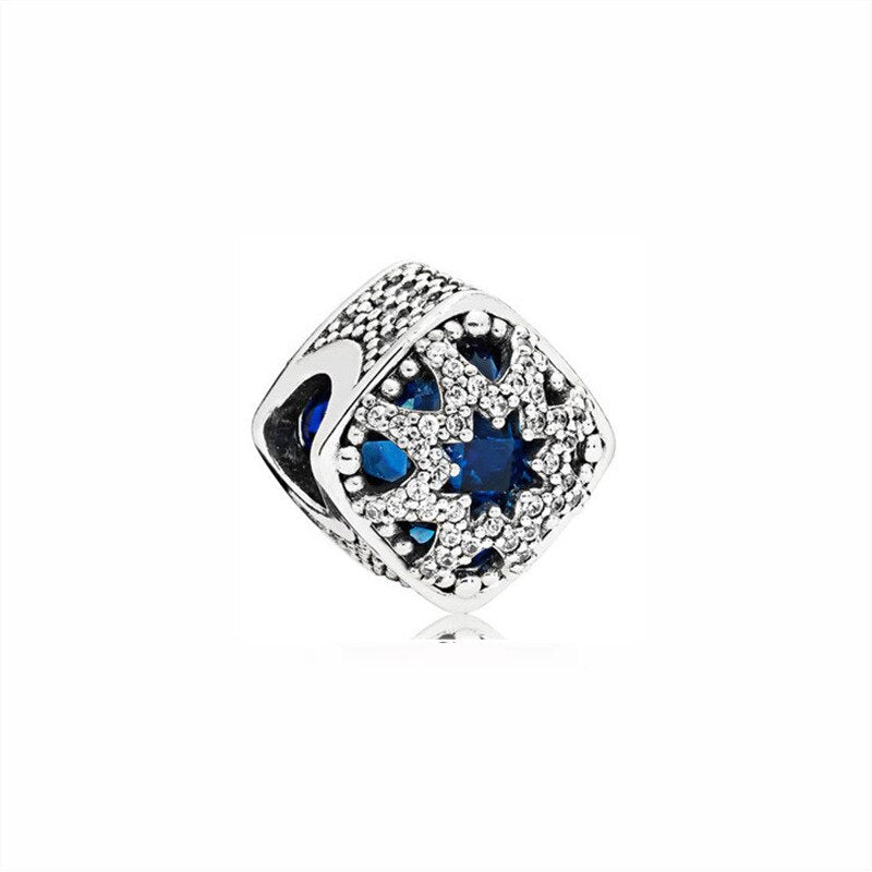 New Fashion Charm Original Blue Hat Aircraft Car Beads Suitable for the original Pandora Lady Bracelet Jewelry Accessories Gift
