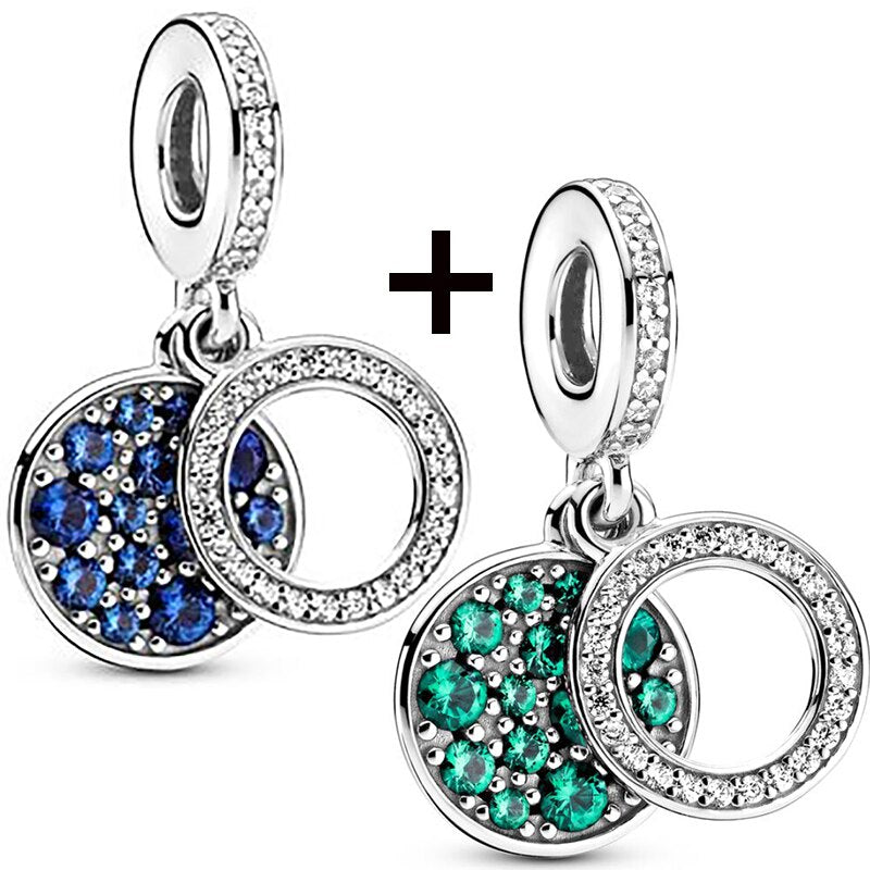Seialoy 2pcs/lot Aircraft Earth Beads Charm Star Astronaut Pendant Rainbow Unicorn Dangle DIY Jewelry Bracelets Accessory