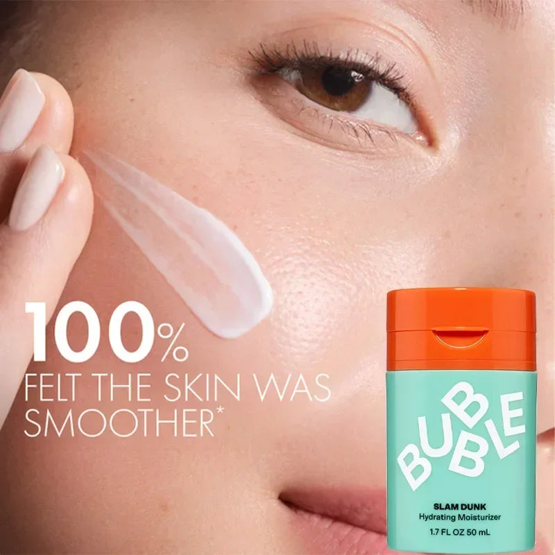 50ml Bubble Moisturizing Face Cream Repairing Nourishing Dry Skin Vitamin E + Aloe Vera Gel Skincare Product