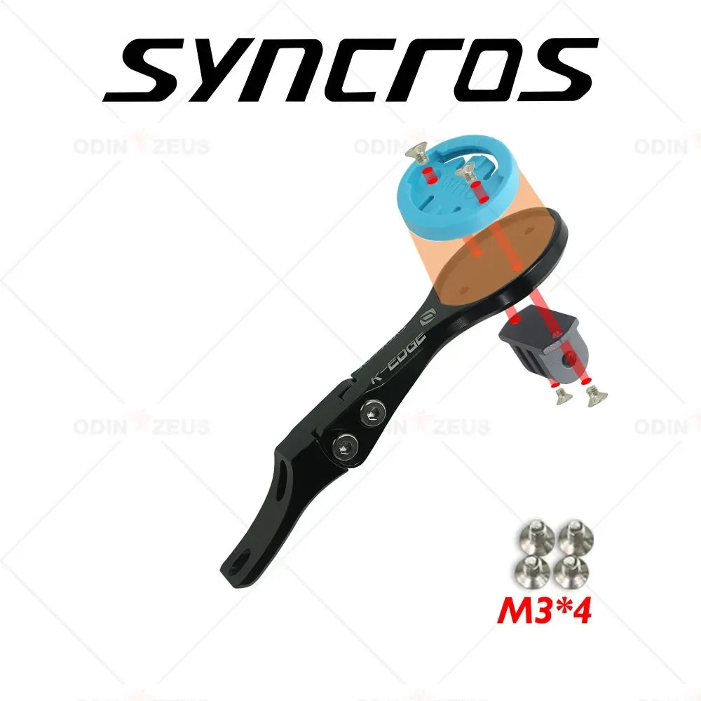 Syncros Computer Mount Creston IC Handlebar Bike Stopwatch Stand Garmin/Bryton/Wahoo Bracket Bicycle Accessorie