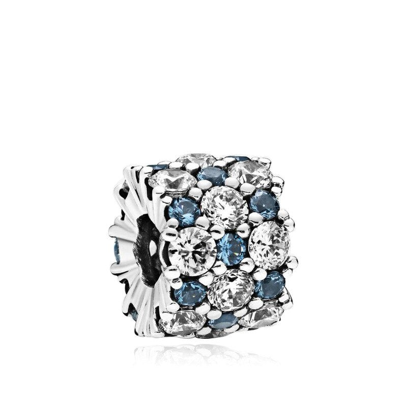 New Fashion Charm Original Blue Car Hat Airplane Horse Beaded Fit Original Pandora Ladies Bracelet Jewelry Accessories Gift