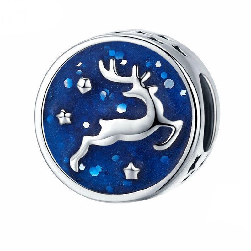 New Fashion Charm Original Blue Hat Aircraft Car Beads Suitable for the original Pandora Lady Bracelet Jewelry Accessories Gift
