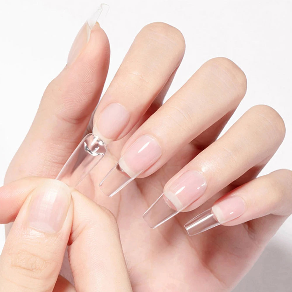 UV/LED Nail Tips Glue Gel for False Nails UV Strong Ahesive Solid Tube Nail Tip Glue Gel Polish Bonder Manicure Supplies