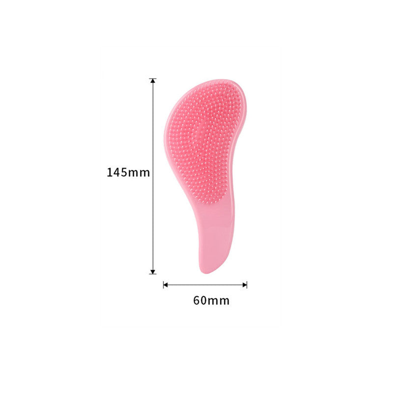 Portable Magic Handle Hair Comb Anti Static Massage Edge Brush Detangle Shower Colorful Combs Barber Salon Styling Tool 2022