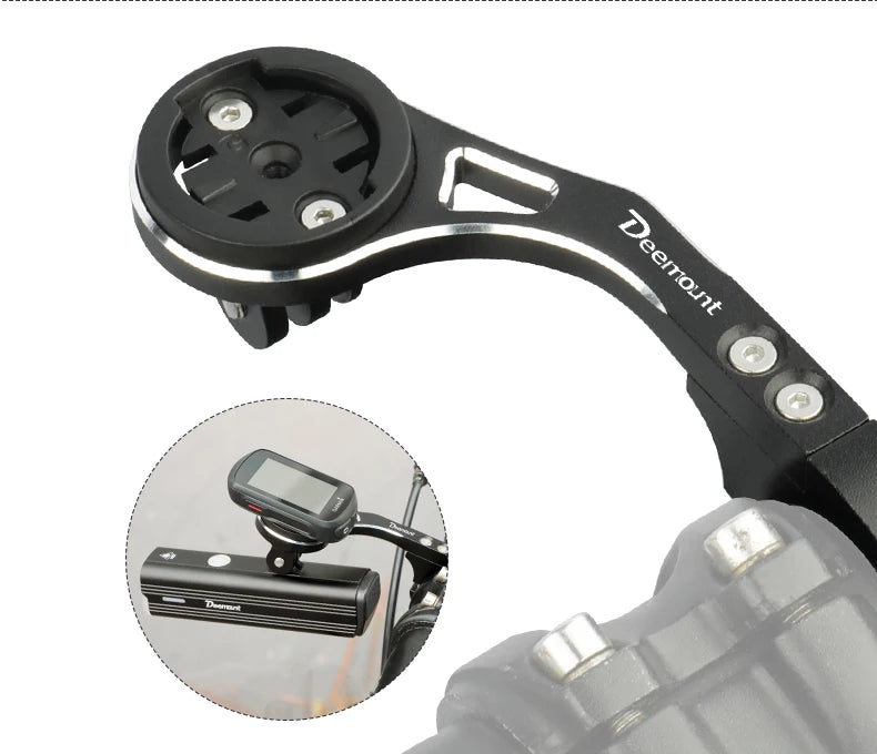 Out Front Computer Mount Adapter Replacement W/ Install Bolts for Garmin/ /Bryton/Wahoo/XOSS Bicycle Rear Radar Light Mount