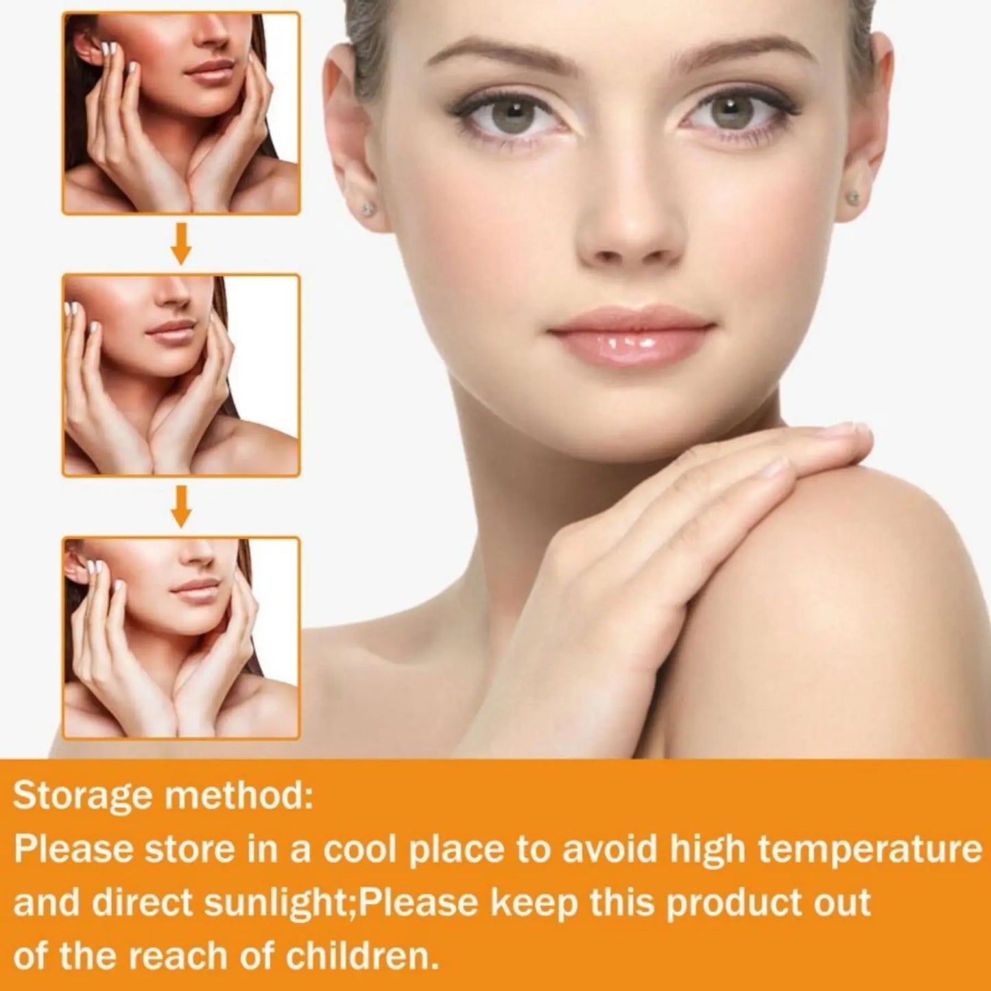 Vitamin C Serum for Face Whitening Facial Serum Hyaluronic Acid Dark Spot Remover Korean Skin Care