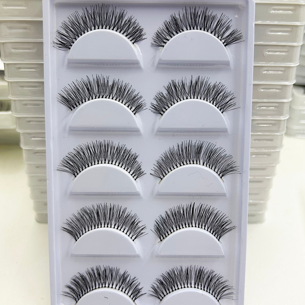 32 Style 5 Pairs Eyelash 3D Natural Mink False Eyelashes Makeup Fake Eye Lashes Faux Cilios Make Up Beauty Tools Wholesale