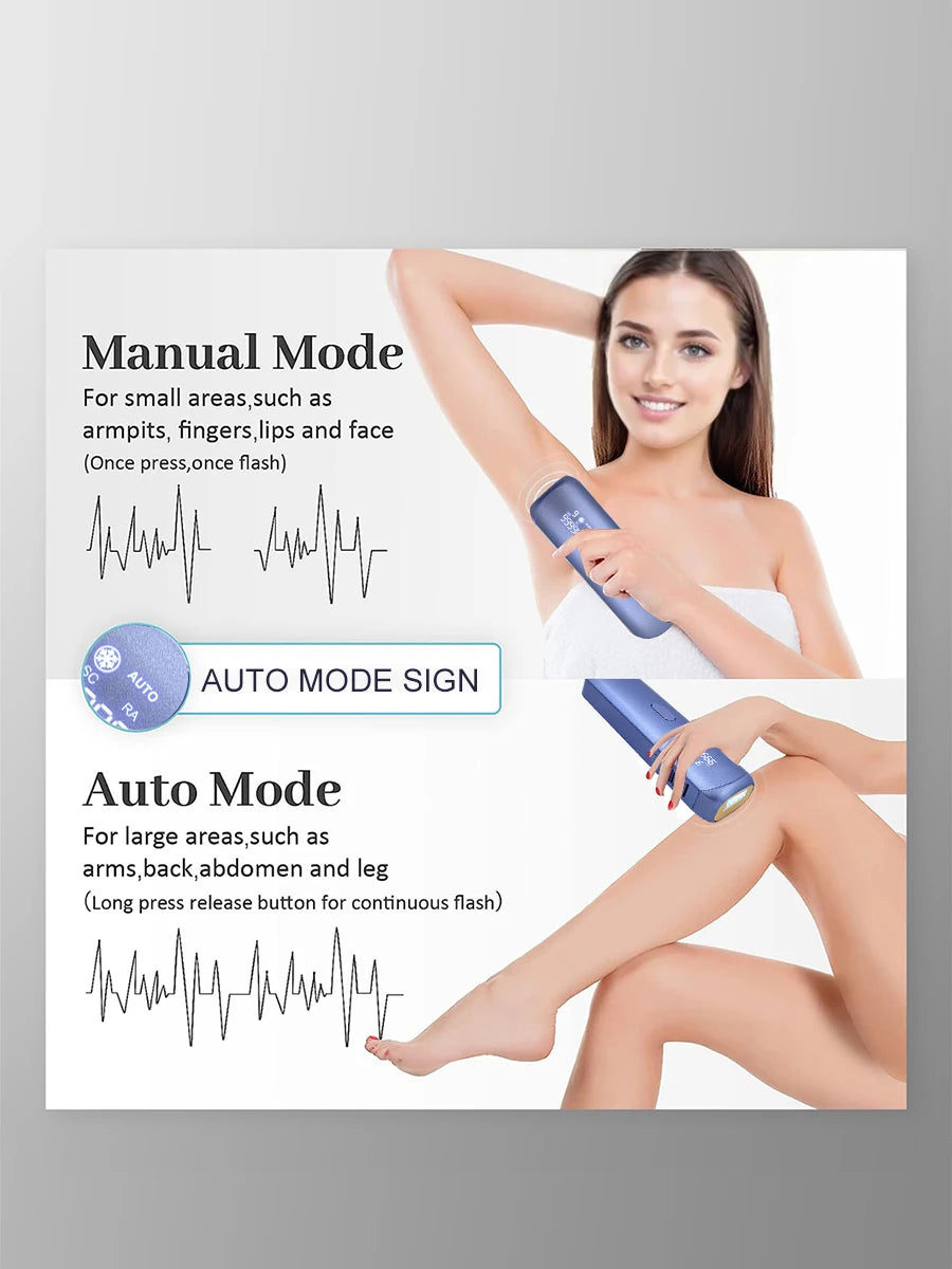 3in1 Portable Laser Hair Removal for Women Cooling Rejuvenation Acne Remove Permanent Bikini Trimmer Free Shipping IPL EpFilator