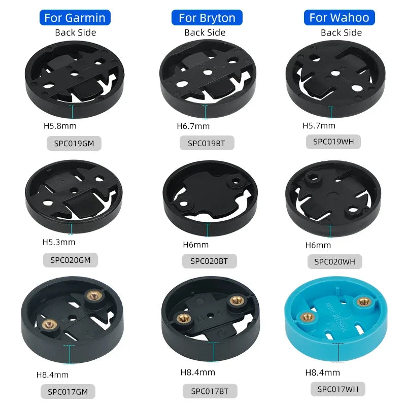 Out Front Computer Mount Adapter Replacement W/ Install Bolts for Garmin/ /Bryton/Wahoo/XOSS Bicycle Rear Radar Light Mount