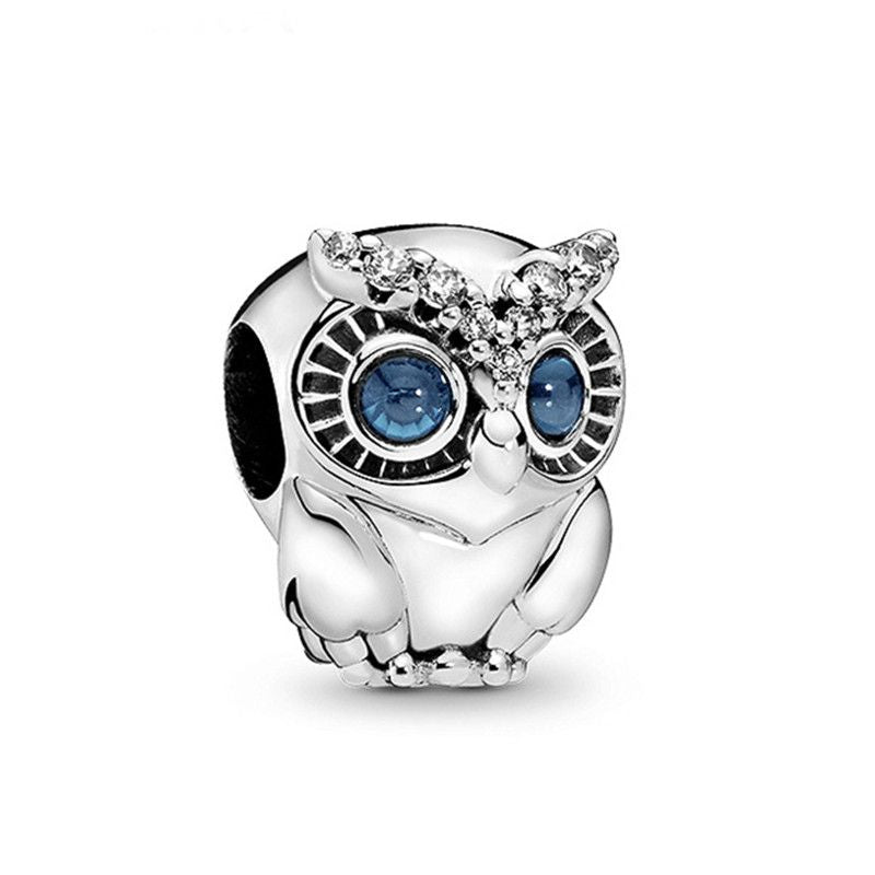 New Fashion Charm Original Blue Hat Aircraft Car Beads Suitable for the original Pandora Lady Bracelet Jewelry Accessories Gift