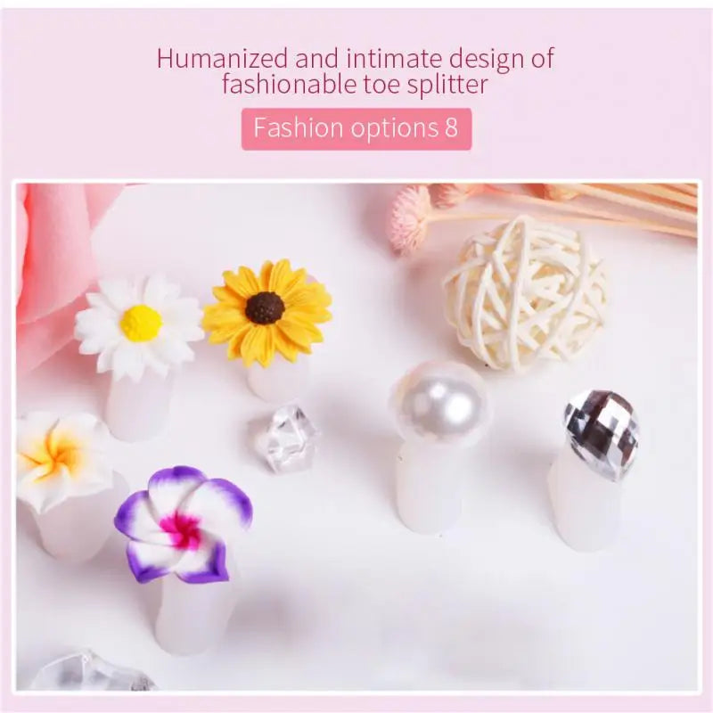 Toe Separator Nail Salon Pedicure Manicure Uv Foot Separators Soft Gel Polish Soft Gel Separator Nail Art Salon Supplies Gel