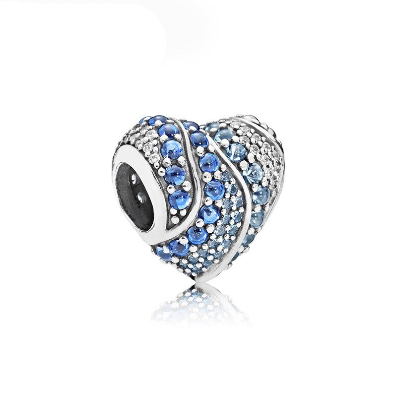New Fashion Charm Original Blue Hat Aircraft Car Beads Suitable for the original Pandora Lady Bracelet Jewelry Accessories Gift
