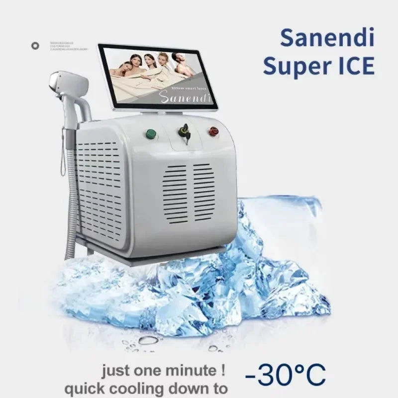 Diode Laser Hair Removal Professional Machine painless cooling permanent lazer hair removal 4 Wavelengths 755 808 940 1064