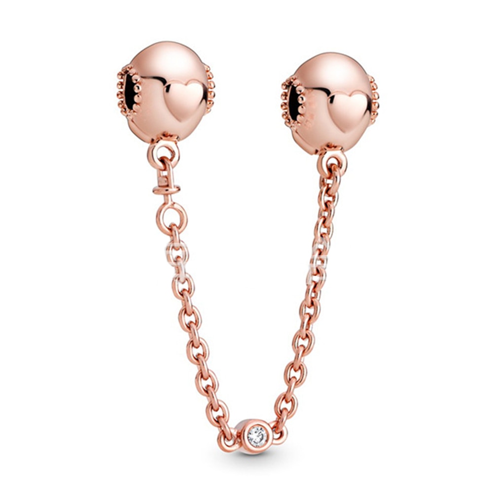 New 925 Sterling Silver Rose Gold Couple Dangle Charms Fit 925 Original Women Bracelet Beads Charm for Pendant Necklace Jewelry