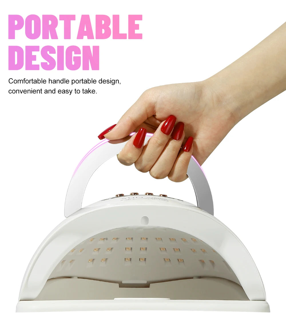 Sun X26 MAX UV LED Lamp For Nail Manicure 81LEDS Professional Gel Polish Drying Lamps With Timer Auto Sensor Manicure Salon Tool