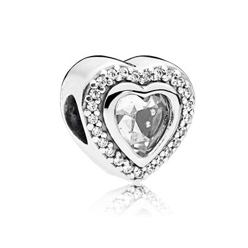 New Fashion Charm Original Mom and Dad Milk Earth Beads Fit Original Pandora Ladies Bracelet Jewelry Accessories Gift