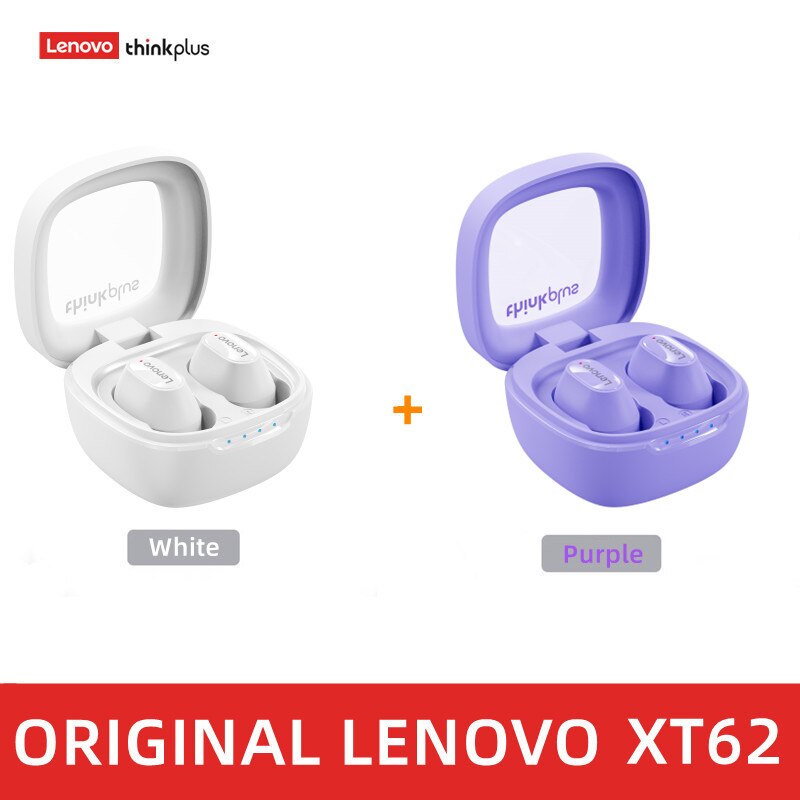 Original Lenovo XT62 Earphone Bluetooth 5.3 Wireless Earbuds Low Latency Headphones HiFi Sport Headset With Mic HD Call 2022 NEW