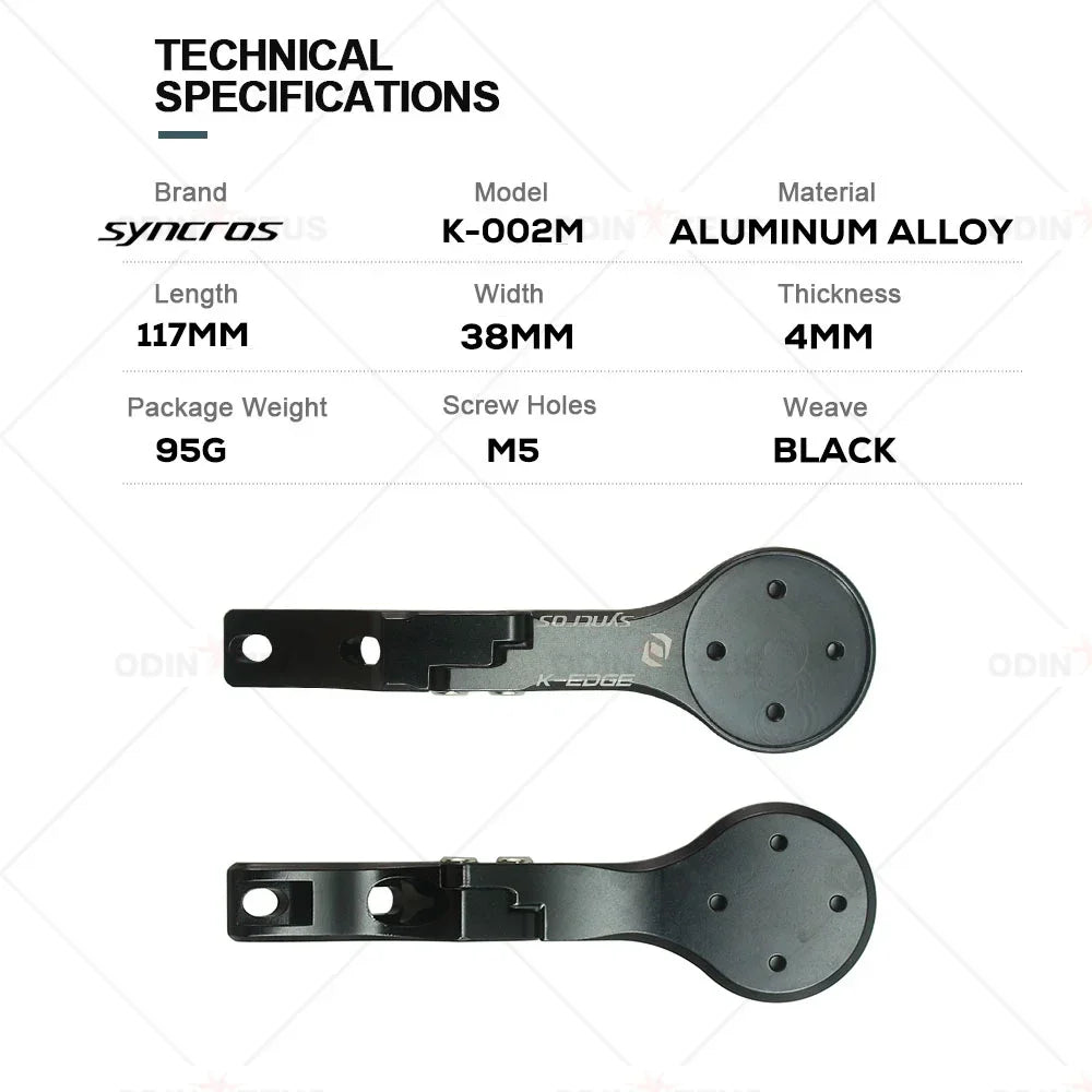 Syncros Computer Mount Creston IC Handlebar Bike Stopwatch Stand Garmin/Bryton/Wahoo Bracket Bicycle Accessorie