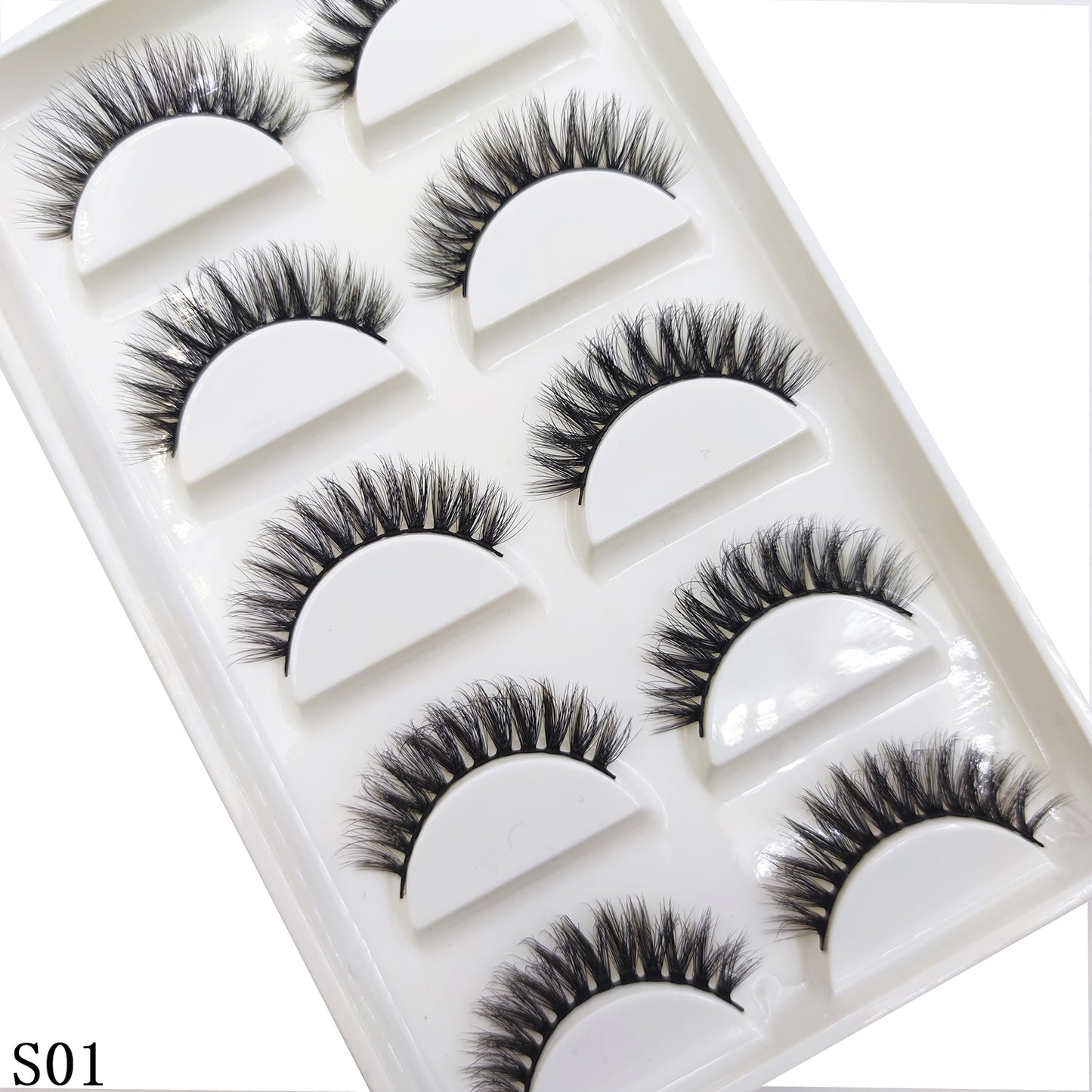 32 Style 5 Pairs Eyelash 3D Natural Mink False Eyelashes Makeup Fake Eye Lashes Faux Cilios Make Up Beauty Tools Wholesale