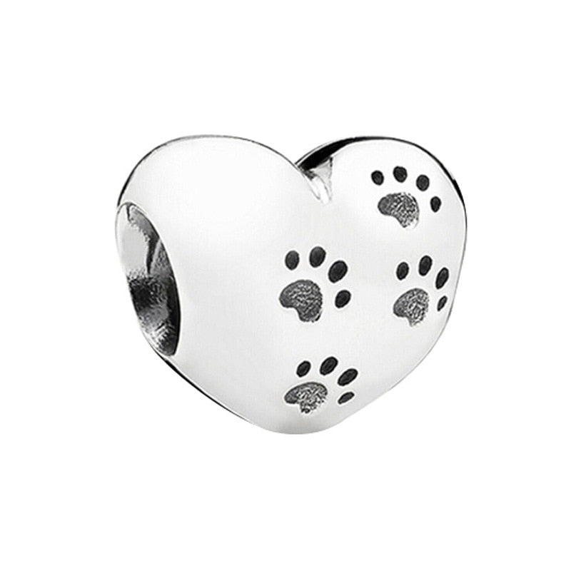 New Fashion Charm Original Mom and Dad Milk Earth Beads Fit Original Pandora Ladies Bracelet Jewelry Accessories Gift