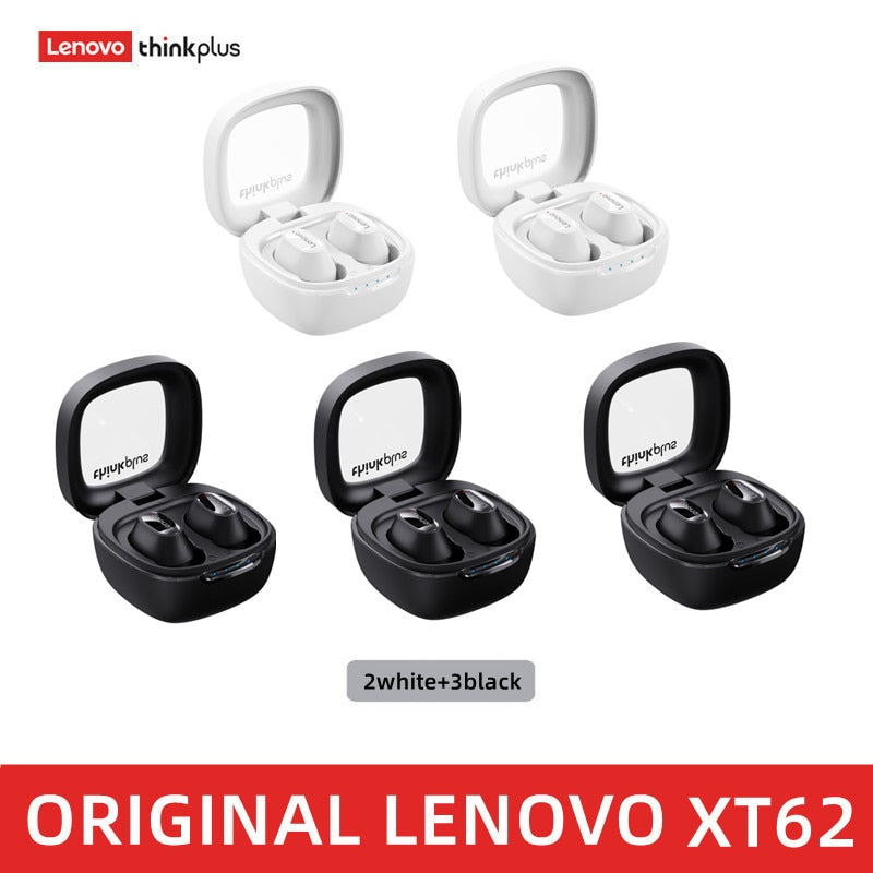Original Lenovo XT62 Earphone Bluetooth 5.3 Wireless Earbuds Low Latency Headphones HiFi Sport Headset With Mic HD Call 2022 NEW