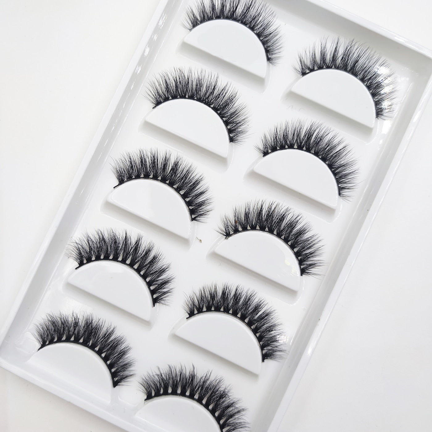 32 Style 5 Pairs Eyelash 3D Natural Mink False Eyelashes Makeup Fake Eye Lashes Faux Cilios Make Up Beauty Tools Wholesale
