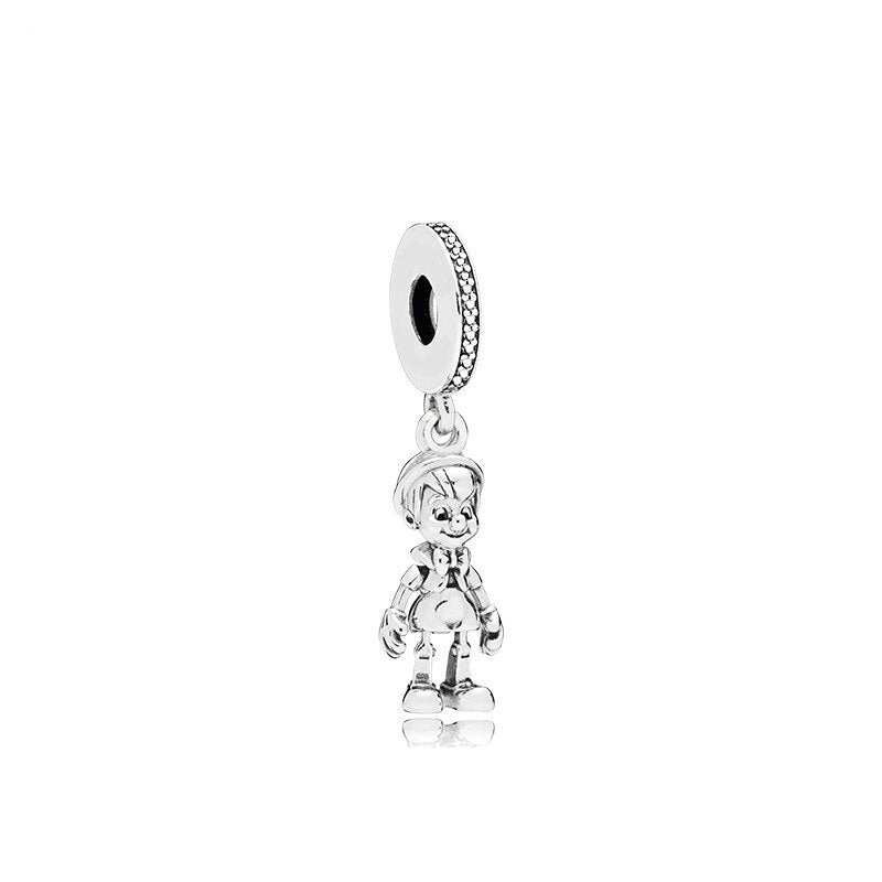 New Fashionable Charm Original Elephant Plane Love Pig Crown Suitable for Original Pandora Women's Bracelet Accessory Gift