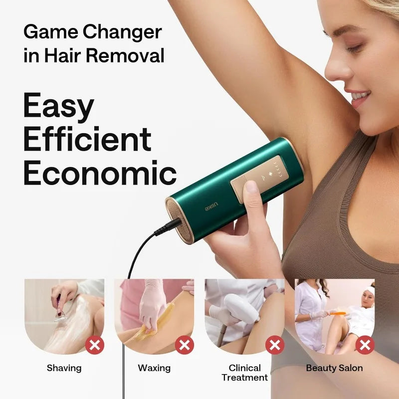Ulike Laser Hair Removal for Women and Men, Air+ IPL Hair Removal Device with Ice-Cooling Technology for Nearly Painless Result
