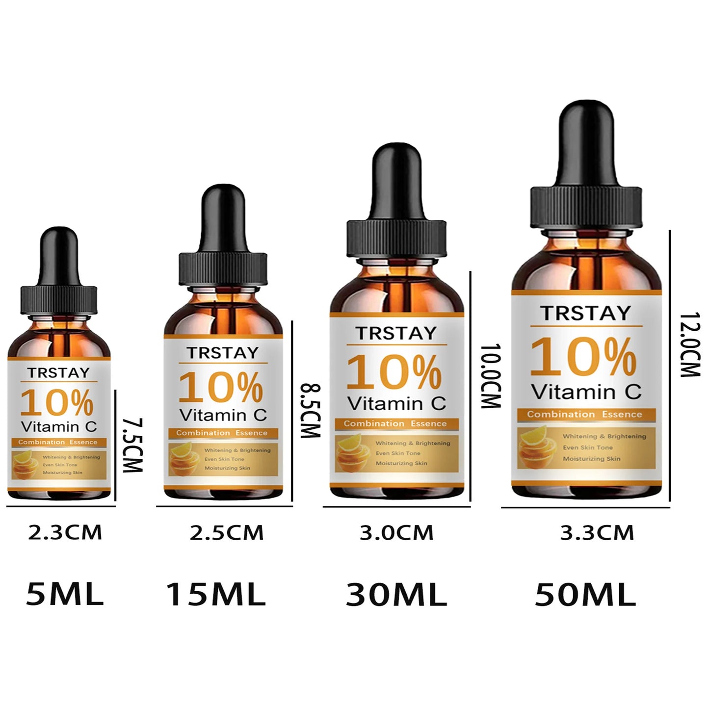 Vitamin C Serum for Face Whitening Facial Serum Hyaluronic Acid Dark Spot Remover Korean Skin Care