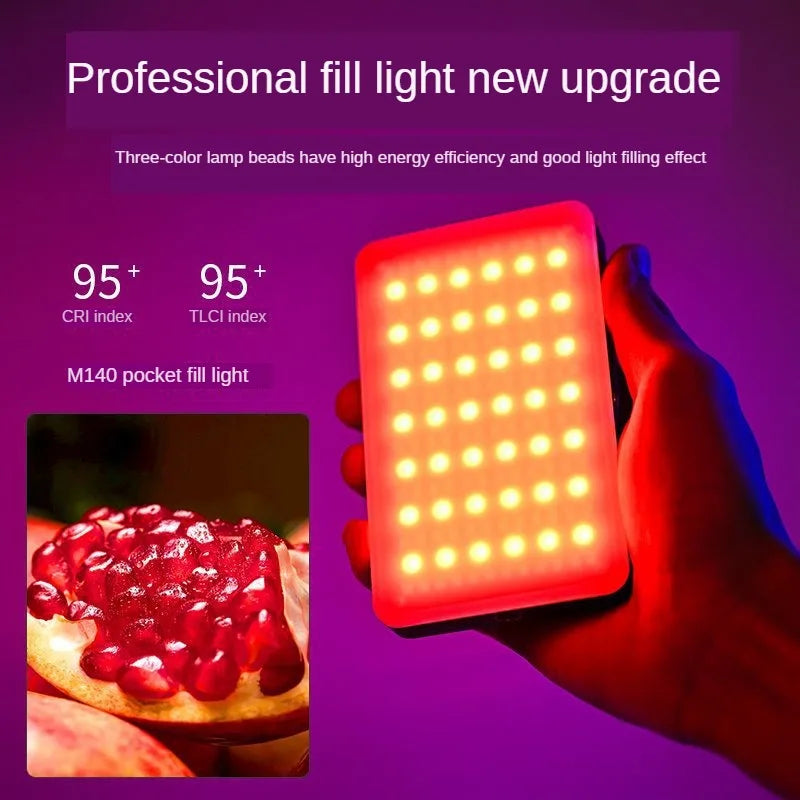 Phone Clip Fill Light RGB Flash Selfie Light Camera Phone Tablet Video Fill Light Portable Colorful Fill Light