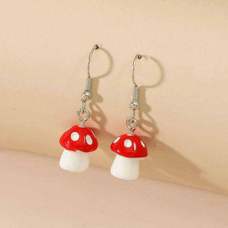 New Cute Duck White Cloud Stud Earrings Rainbow Delicate Clouds for Women Girls Ear Jewelry Wholesale Gifts Frog
