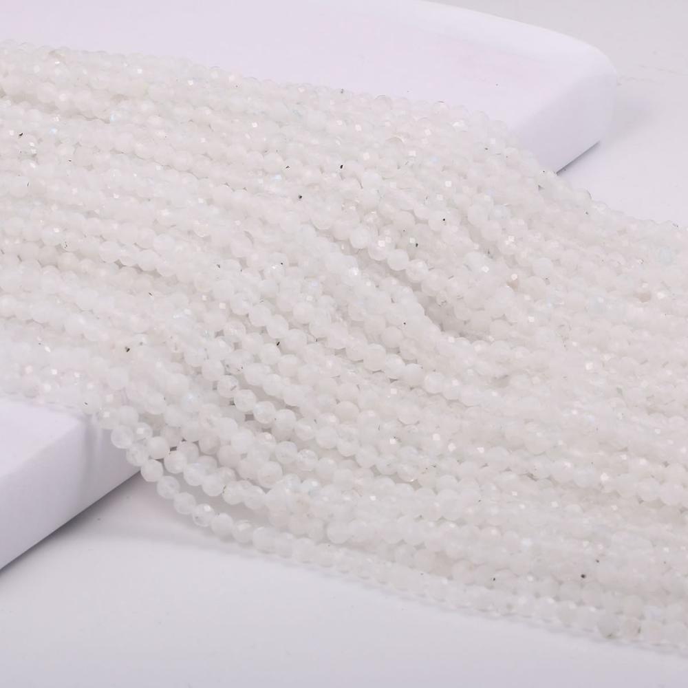 Natural Pink Tourmaline Beads Faceted Loose Round Beads for Jewelry Making Necklace DIY Bracelet Accessories 2 3mm