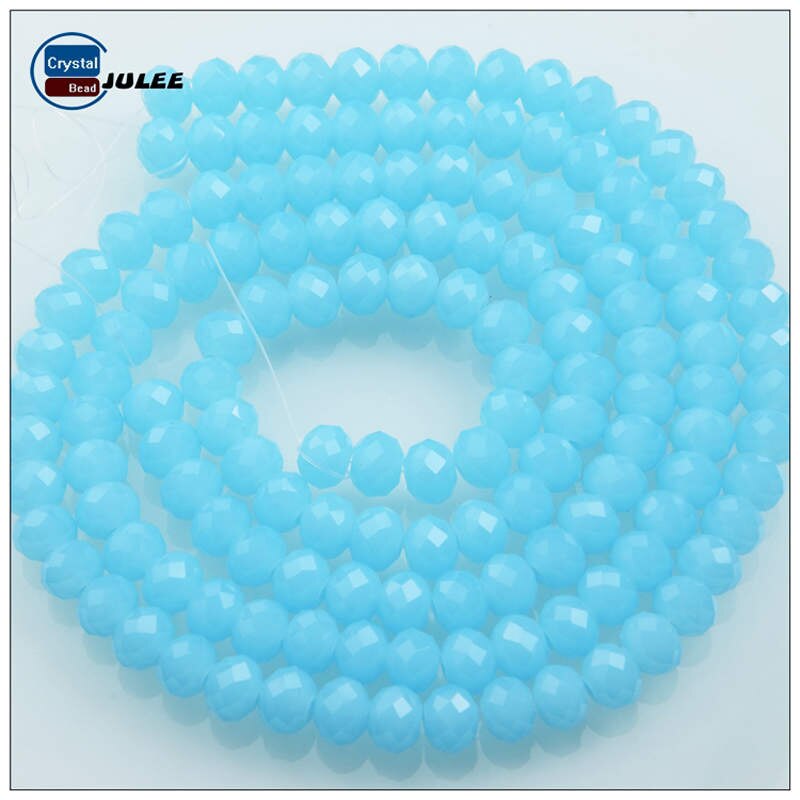 Jewelry Making Beads Multicolor 8mm Rondelle Loose Beads Wholesale Crystal Glass Beads