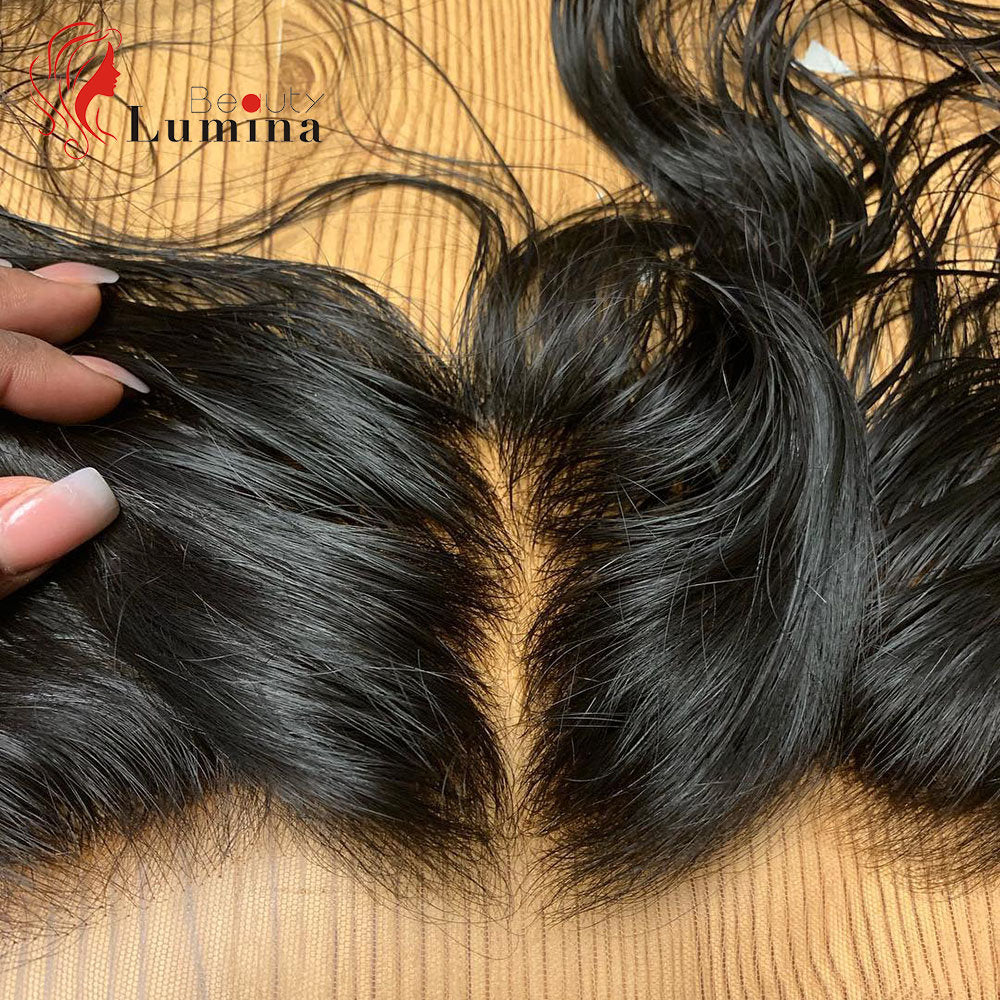 Straight 13x4 Lace Frontal Brazilian Straight Human Hair 4x4 Lace Closures Only Pre plucked Natural Color Remy Hair 8-22inches