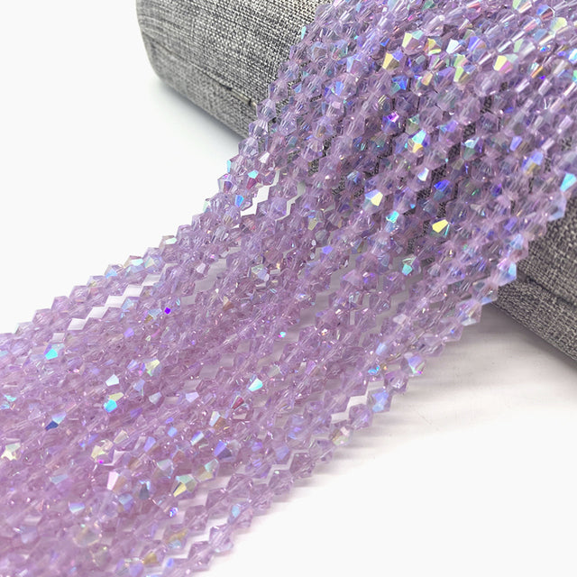 Wholesale 4MM 100pcs Austria Crystal Beads Spacer Glass Bead DIY Earrings Bracelet Choker Necklace Jewelry Making