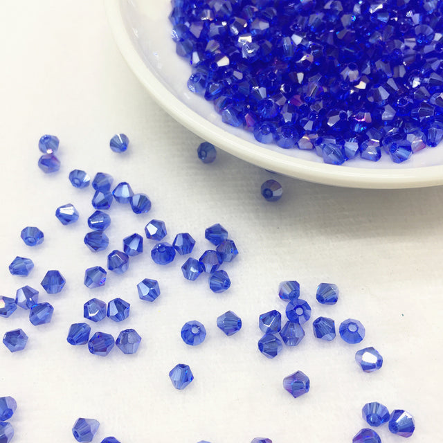 Wholesale 4MM 100pcs Austria Crystal Beads Spacer Glass Bead DIY Earrings Bracelet Choker Necklace Jewelry Making